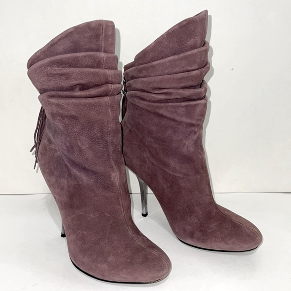 Marciano Guess Purple Suede Ankle Boots